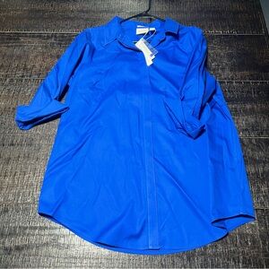 NWT Chico’s button down size 3 NO IRON shirt